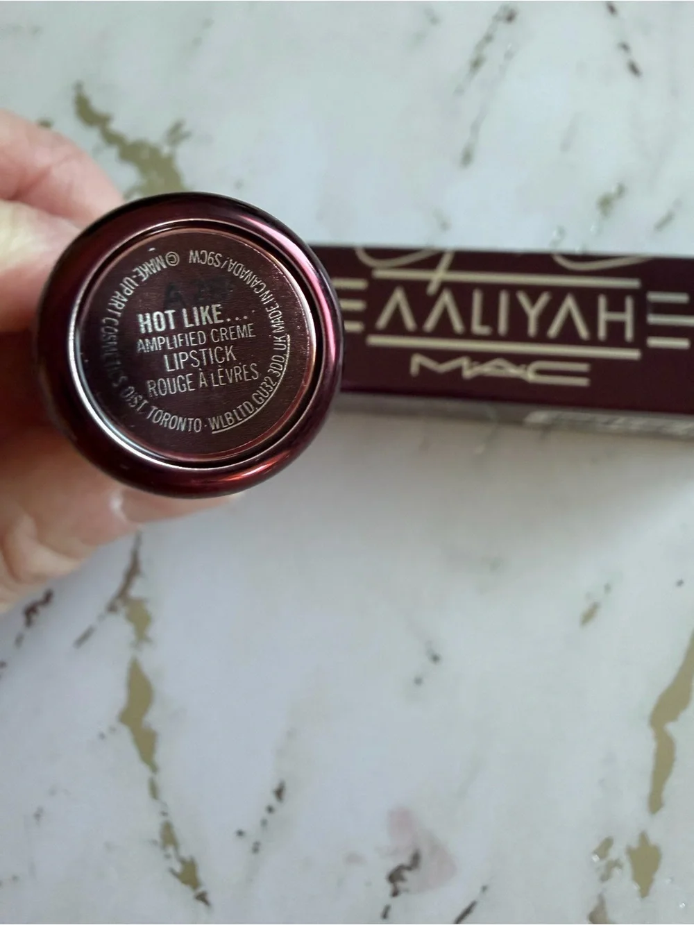 BNIB MAC Cosmetics x Aaliyah Limited Edition Lipstick- Hot Like….